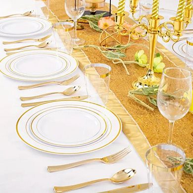 Golden Dinnerware Set