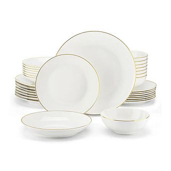 Dinnerware Sets With Gold Rim