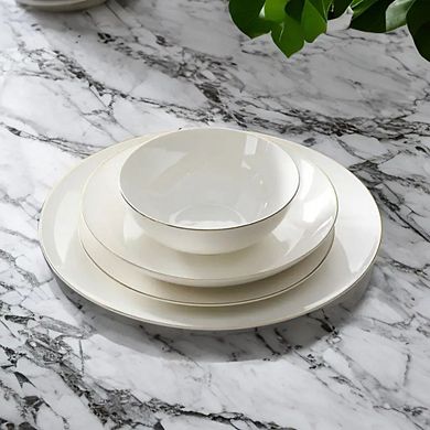 Dinnerware Sets With Gold Rim