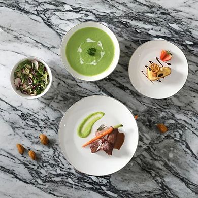 Dinnerware Sets With Gold Rim