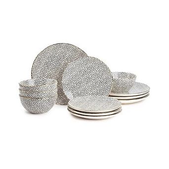 Elegant Spotted Dinnerware Set