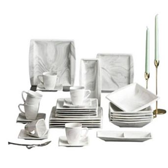 Marble Porcelain Dinnerware Set