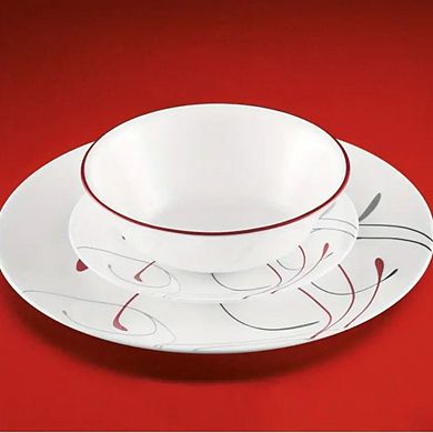 Round Plastic Dinnerware Set