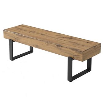 59" Versatile Wood Bench Table Benches