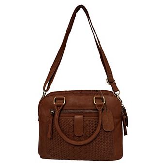 GAL Leona Leather Satchel Bag