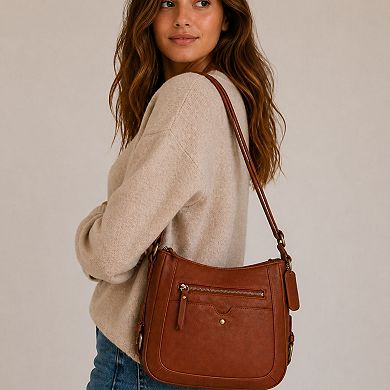 GAL Anni Leather Crossbody Bag