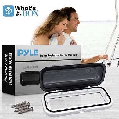Water Resistant Stereo Radio Shield Cover for Marine Use with UV Protection, Durable Design