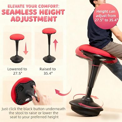 Dynamic Active Stool Move Adjust and Energize Your Workspace with Ergonomic Flair