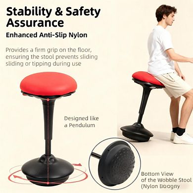 Dynamic Active Stool Move Adjust and Energize Your Workspace with Ergonomic Flair