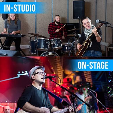 Pyle PSTND25 6' Adjustable Tripod Speaker Stand Holder Mount - Glossy Black