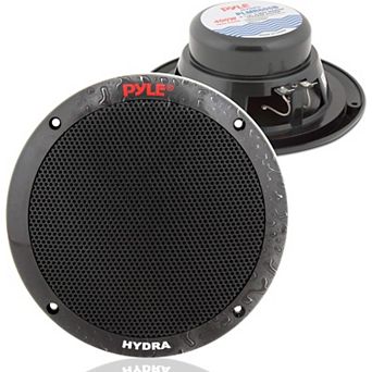 Pyle 6.5'' Waterproof Marine Component Speakers - Black (PLMR605B)