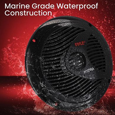 Pyle 6.5'' Waterproof Marine Component Speakers (PLMR60B) - Black