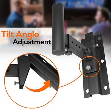 Pyle Dual Wall Mount Speaker Brackets (PSTNDW15) - Heavy Duty, Adjustable - Pair
