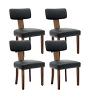 HomeVance Emmet 2-piece High Back Windsor Chair Set