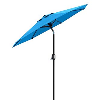 IDEALHOUSE Outdoor Patio Umbrella with Tilt & Crank