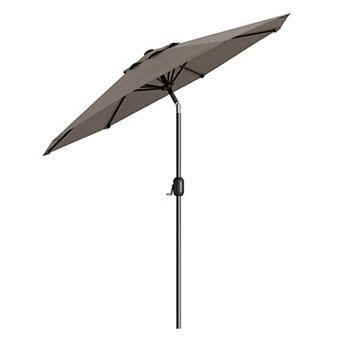 IDEALHOUSE Outdoor Patio Umbrella with Tilt & Crank