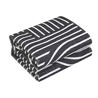 IDEALHOUSE Geometric Machine Washable Low Pile Area Rug