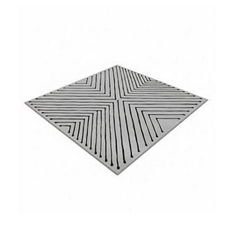 IDEALHOUSE Geometric and Striped Washable Non Slip Area and Runner Rugs