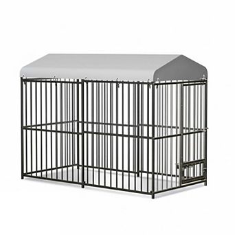 IDEALHOUSE Outdoor Dog Kennel with Waterproof Roof