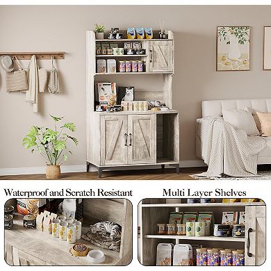 IDEALHOUSE Cat Litter Box Enclosure with Storage