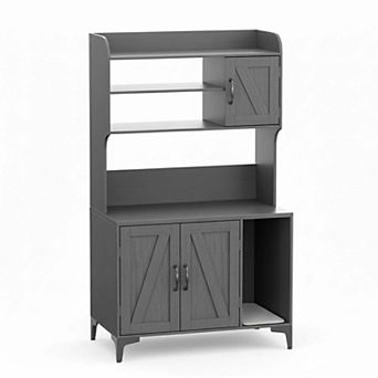 IDEALHOUSE Cat Litter Box Enclosure with Storage