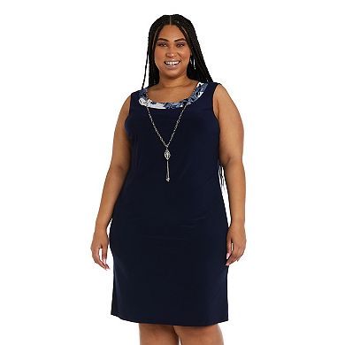 Plus Size R&M Richards 2-pc. Printed Jacket & Dress Set