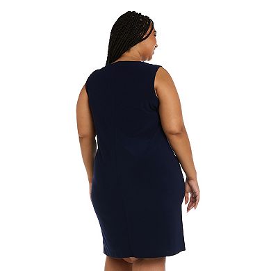 Plus Size R&M Richards 2-pc. Printed Jacket & Dress Set