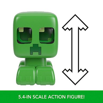 Mattel Minecraft My Pet Creeper Interactive Toy Action Figure with Lights & Sounds