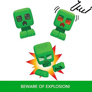 Mattel Minecraft My Pet Creeper Interactive Toy Action Figure with Lights & Sounds