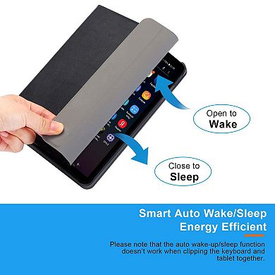 Kindle Fire Keyboard Case with Wireless Keyboard Cover Shell and Auto Wake/Sleep Function