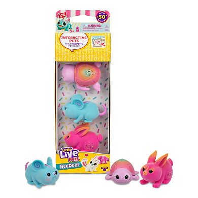 Little Live Pets Needees Interactive 3-Pack Pets