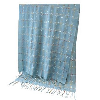 Winter Plaid Scarf with Lightweight Warm Fabric for Everyday Comfort