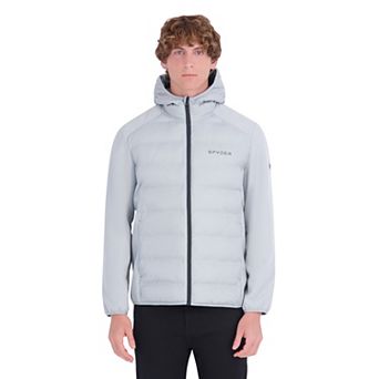 Men's Spyder Quilted Mixed Media Softshell Jacket