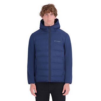 Men's Spyder Quilted Mixed Media Softshell Jacket