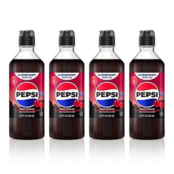 SodaStream® Pepsi Wild Cherry Cream Zero® Drink Mix 4-Pack