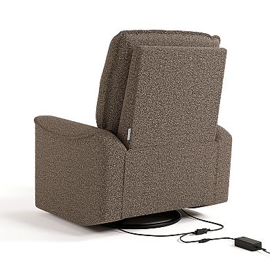 Storkcraft Santos Power Recliner & Swivel Glider