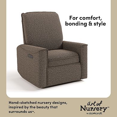 Storkcraft Santos Power Recliner & Swivel Glider