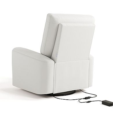 Storkcraft Sorrento Deluxe Power Recliner Swivel Glider