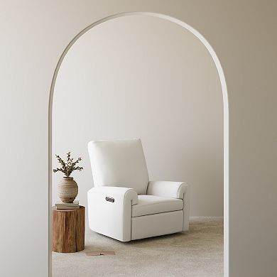 Storkcraft Sorrento Deluxe Power Recliner Swivel Glider