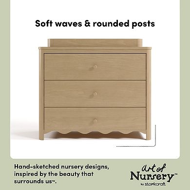 Storkcraft Casablanca 3-Drawer Chest Dresser with Removable Changing Topper