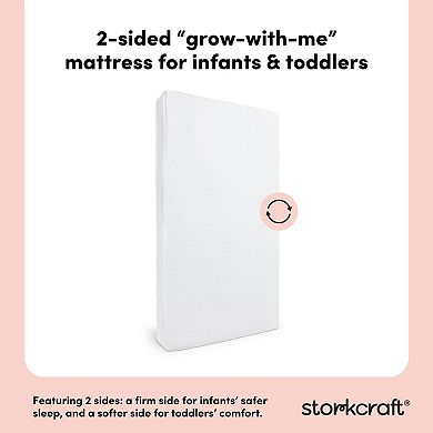 Storkcraft 6-Inch Water-Resistant Dual-Sided Crib & Toddler Mattress