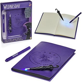 Wow! Stuff Wednesday Secret Reveal Journal 2 pc Notebook & Invisible Ink Pen Set