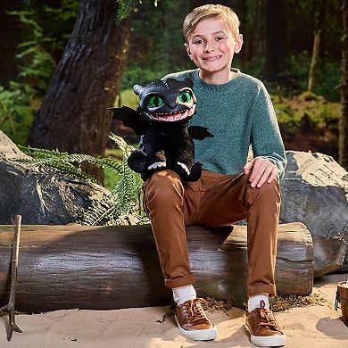Wow! Stuff How To Train Your Dragon Toothless Puppetronic Interactive Plush Toy