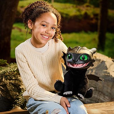 Wow! Stuff How To Train Your Dragon Toothless Puppetronic Interactive Plush Toy