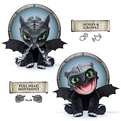 Wow! Stuff How To Train Your Dragon Toothless Puppetronic Interactive Plush Toy