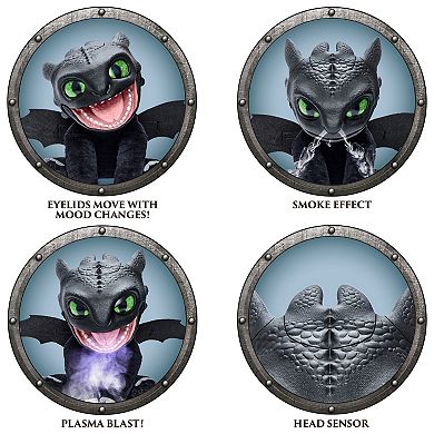 Wow! Stuff How To Train Your Dragon Toothless Puppetronic Interactive Plush Toy