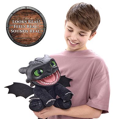 Wow! Stuff How To Train Your Dragon Toothless Puppetronic Interactive Plush Toy