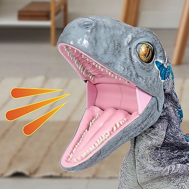 Wow! Stuff Jurassic World Blue Training Edition Interactive Puppetronic Dinosaur Toy