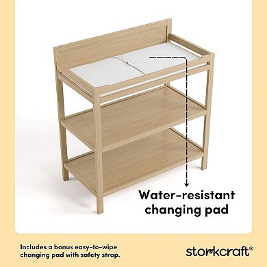 Storkcraft Alpine Changing Table & Open Shelves