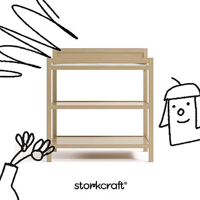 Storkcraft Alpine Changing Table & Open Shelves